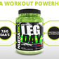 NutraBio, Intra Carb, Leg Day, Blueberry Lemonade