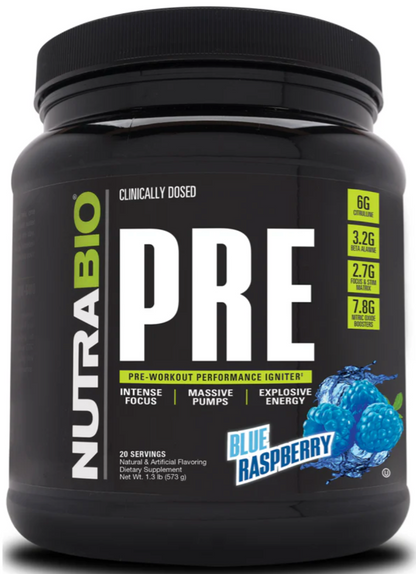 Nutrabio PRE - Pre Workout