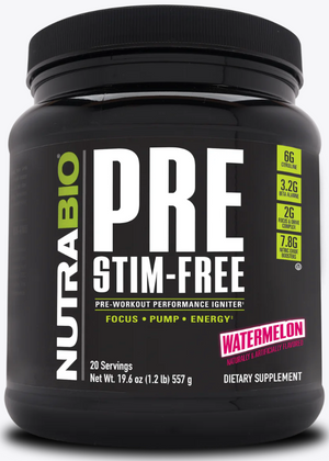 Nutrabio PRE Stim Free - Pre Workout