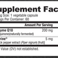 Nutrabio CoQ10 (200mg)
